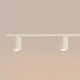 Sollux SL.2713 - Luster na sajli KARBON 4xGU10/10W/230V krem boje | Eponuda.com