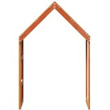 vidaXL Streha za otroško posteljo voščeno rjava 55x84x132 cm borovina | Shoptok.si