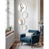 Wallity uramljena slika Roundmirrorset-0003, 4 dela | ePonuda.com