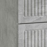  Noćni ormar s ladicama 2 pcs Betonska siva 43 x 34,5 x 47,5 cm | shoptok.hr