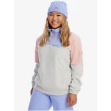 Roxy Light Grey Women's Fleece Sweatshirt Chloe Kim - Women