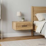  Noćni ormarić za montažu na zid 2 kom. Hrast artisan | shoptok.hr