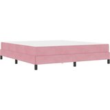  Postelja z vzmetnico z vzmetnico Roza 180 x 200 cm blago, (5000123506) | Shoptok.si