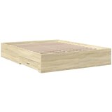  The Living Store Posteljni okvir s predali sonoma hrast 160x200cm inženirski les - Posteljni Okvir, (21499914) | Shoptok.si