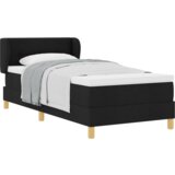  Črna Box Spring postelja z vzmetnico - 80x200 cm Tkanina, (22051012) | Shoptok.si