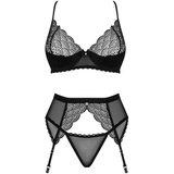 Obsessive Chemeris 3-pcs Set Black XS/S | Shoptok.si