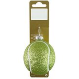  Okrasek za božično drevo Tenis žogica (Steklo, Premer: 6,5 cm) | Shoptok.si