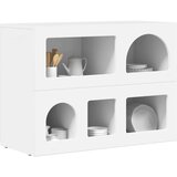  Strani šal Bela 80,5 x 35 x 59 cm Konstruiran les, (5000107901) | Shoptok.si