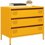  Komoda boja senfa 68x39x58,5 cm hladno valjanog čelika | shoptok.hr