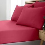 Catherine Lansfield Tamno ružičasta plahta s gumom od mikrovlakana 185x200 cm So Soft Easy Iron – | shoptok.hr