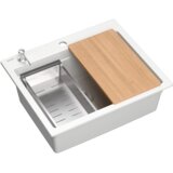 Quadron sudoper KURT 110 snježno bijela/čelik, (HCQK5052BIK) | shoptok.hr