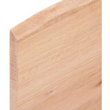  Stenska polica svetlo rjava 40x10x2 cm trdna hrastovina, (20915356) | Shoptok.si