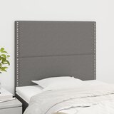 vidaXL Posteljno vzglavje 2 kosa svetlo siv 90x5x78/88 cm blago Cene