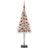  Božićno drvce s 150 LED svjetlima Bijelo 120 cm PE i čelik | shoptok.hr