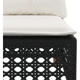  8-dijelni set vrtnih sofa od poliratana s jastucima crni | shoptok.hr