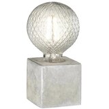 Wofi 8213.01.50.7000 - Stona lampa BROAD 1xE27/10W/230V betonska Cene