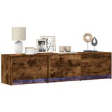 TV ormar Dimljeni hrast 165 x 34 x 40 cm Konstruirano drvo - Dimljeni hrast 165 cm | shoptok.hr