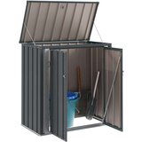  Kutija za spremanje u vrtu Crna 101 5 x 57 x 100 5 cm Čelik | shoptok.hr