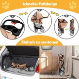  Pasji kolica do 15 kg ( 81 x 45 x 101 cm ) bež | shoptok.hr