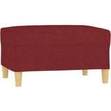  Tabure crvena boja vina 70 x 55 x 41 cm od tkanine | shoptok.hr