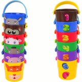  Set šarenih kanti sa životinjama - piramida | Shoptok.si