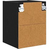 vidaXL Viseča omarica s polico Riga Črna Orehovina 30 x 29,5 x 40 cm | Shoptok.si