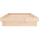  Posteljni okvir LED bel 90x190 cm trden les, (20904080) | Shoptok.si