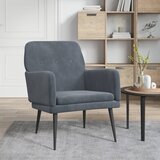 vidaXL Fotelj temno siv 62x79x79 cm žamet Cene