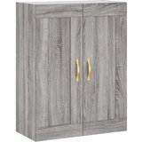 vidaXL Visoka komoda siva sonome 69 5x34x180 cm od konstruiranog drva | shoptok.hr