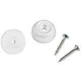 STABILIT plastična klizna podloga (ø x v: 24 x 10 mm, s vijkom, bijele boje) | shoptok.hr
