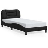  Okvir za krevet bez madraca Hvar crni 90x190 cm od umjetne kože | shoptok.hr