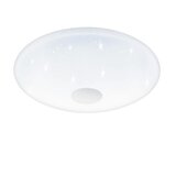 Eglo voltago2 plafonjera/1, led, 30w, 3500lm, prečnik 600, sa daljinskim 2700k-5000k, bela Cene