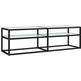 vidaXL TV omarica beli marmor 140x40x40,5 cm kaljeno steklo, (20913029) Cene