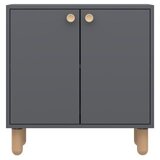 Hanah home lina - anthracite anthracite multi purpose cabinet | Eponuda.com