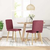 Maison Chic Jedilni stoli - Vzorci stoli 2 kosa vinsko rdeče blago A602, (22031964) | Shoptok.si