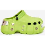 Boto Women's sandals on a massive platform lime green Korina | Shoptok.si