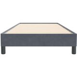 vidaXL Box Spring postelja brez vzmetnico Temno siva 90x220 cm Velvet | Shoptok.si