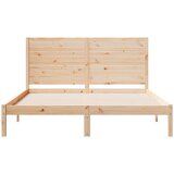  Dugi okvir kreveta bez madraca 140 x 210 cm masivno drvo | shoptok.hr