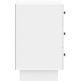  Noćni ormar s ladicama Bijela visokog sjaja 43 x 41 x 66,5 cm | shoptok.hr