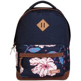 Target CANVAS Floral Blue 26776 - Šolski nahrbtnik, šolska torba | Shoptok.si