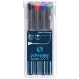 Schneider Marker OHP 222 F 0,7 mm, komplet, 4 barve Cene