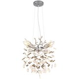 Globo 64138HS - Visilica na sajli QUEENA 4xE14/40W/230V srebrna | Eponuda.com