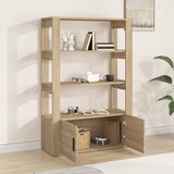  Komoda boja hrasta sonome 80x30x119,5 cm od konstruiranog drva | shoptok.hr