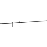 vidaXL Komplet drsnih vrat omarice 244 cm ogljikovo jeklo | Shoptok.si