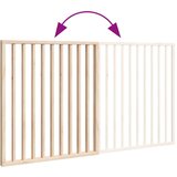  Vrata za pse s 2 panela sklopiva 160 cm od drva topole | shoptok.hr