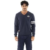 Leone 1947 Puloverji Man Knitted Crewneck Manifest Modra Cene