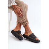 EVENTO Women's Foam Slides With Thick Sole Black Beula | Shoptok.si
