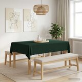  Tkanina za stol 5 kom. Pravokutni Tamnozelena 110 x 140 cm | shoptok.hr