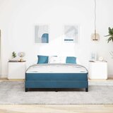  Krevet s opruga kutije Tamno plava 140 x 190 cm tkanina | shoptok.hr