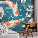  Foto tapeta - Koi Fishes - Second Variant 343x256 Samoljepljiva | shoptok.hr